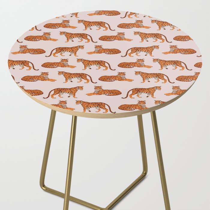 Tigers - Warm Neutral Side Table Gallery Image 2