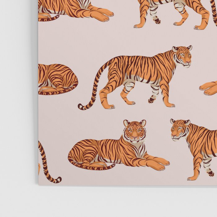 Tigers - Warm Neutral Poster Gallery Image 3