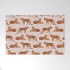 Tigers - Warm Neutral Welcome Mat Gallery Image 1
