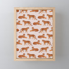 Tigers - Warm Neutral Mini Art Print Gallery Image 1