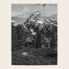 The Grand Teton in Black-and-White Poster Gallery Image 4