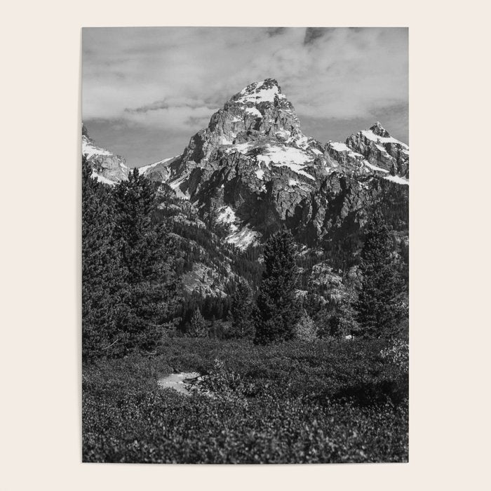 The Grand Teton in Black-and-White Poster Gallery Image 4