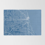 Chicago City Map of the United States - Blueprint Rug Gallery Image 2