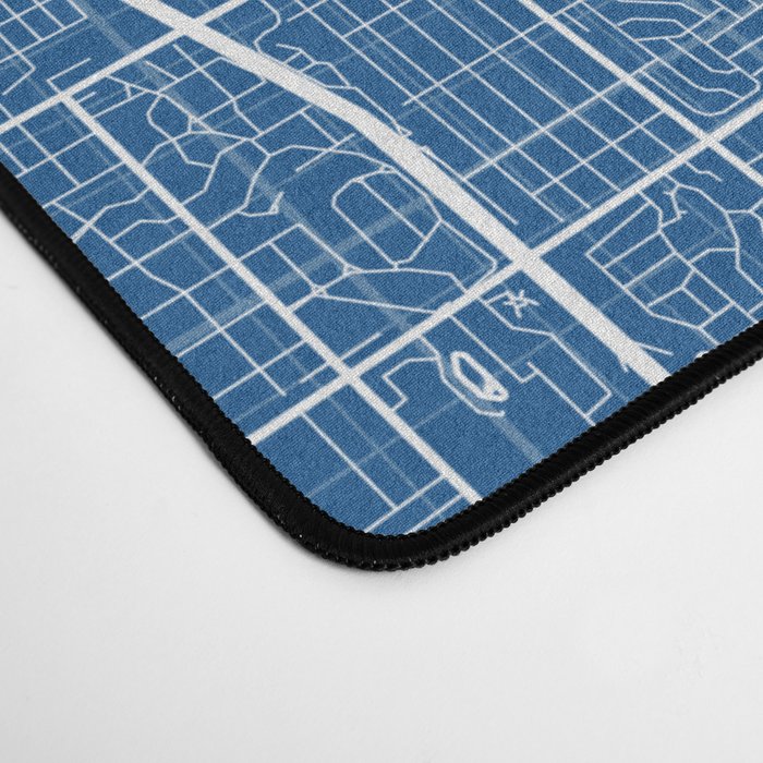 Chicago City Map of the United States - Blueprint Desk Mat Gallery Image 4