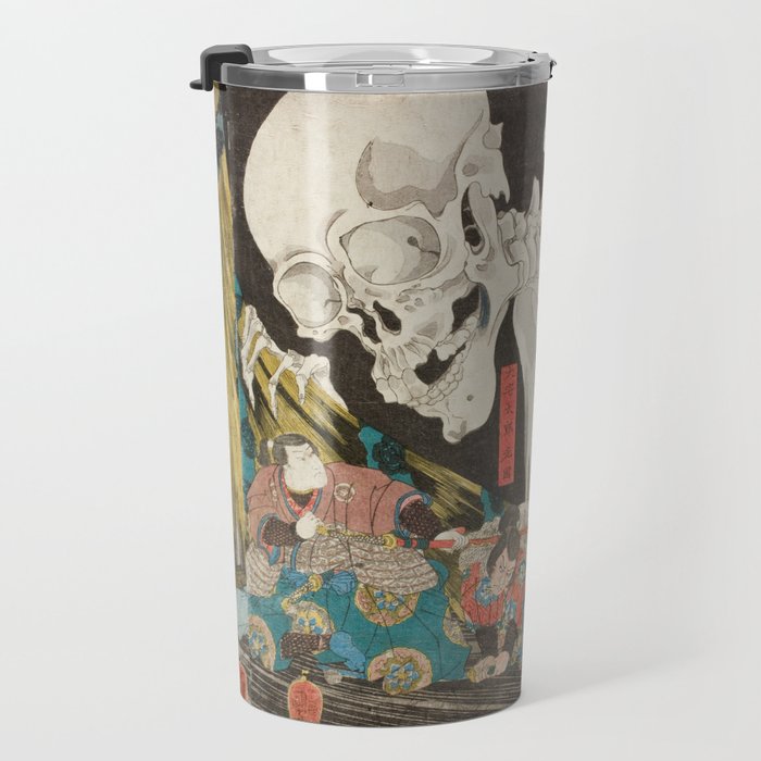 Takiyasha the Witch and the Skeleton Spectre, Utagawa Kuniyoshi, 1844 Travel Mug Gallery Image 3