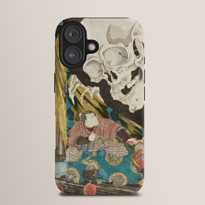 Takiyasha the Witch and the Skeleton Spectre, Utagawa Kuniyoshi, 1844 iPhone Case Gallery Image 13