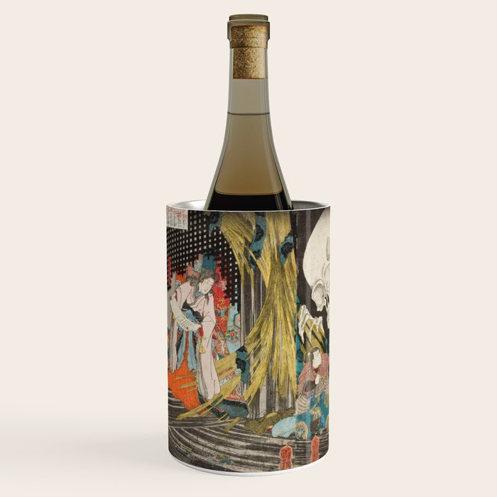 Takiyasha the Witch and the Skeleton Spectre, Utagawa Kuniyoshi, 1844 Wine Chiller Gallery Image 2