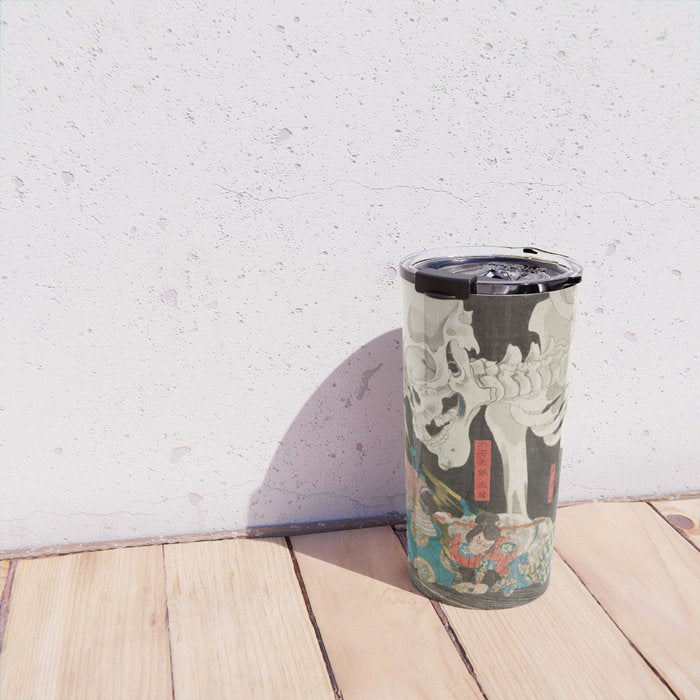 Takiyasha the Witch and the Skeleton Spectre, Utagawa Kuniyoshi, 1844 Travel Mug Gallery Image 4