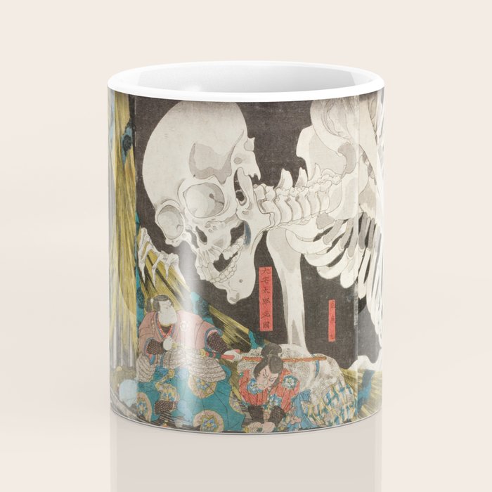 Takiyasha the Witch and the Skeleton Spectre, Utagawa Kuniyoshi, 1844 Coffee Mug Gallery Image 4
