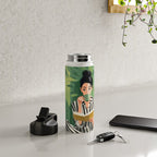 Morning Muse in Stripes Water Bottle Gallery Image 4
