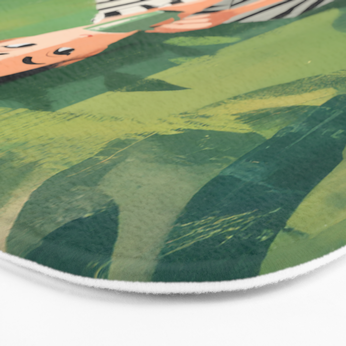 Morning Muse in Stripes Bath Mat Gallery Image 3