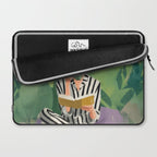Morning Muse in Stripes Laptop Sleeve Gallery Image 2