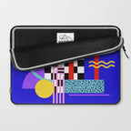Memphis pattern 109 - 80s / 90s Retro Laptop Sleeve Gallery Image 2