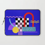 Memphis pattern 109 - 80s / 90s Retro Laptop Sleeve Gallery Image 1