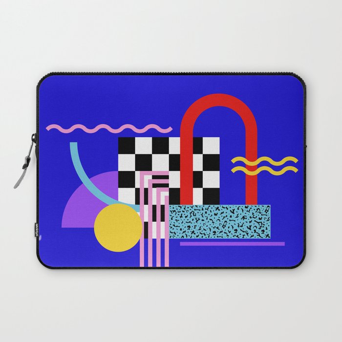 Memphis pattern 109 - 80s / 90s Retro Laptop Sleeve Gallery Image 1