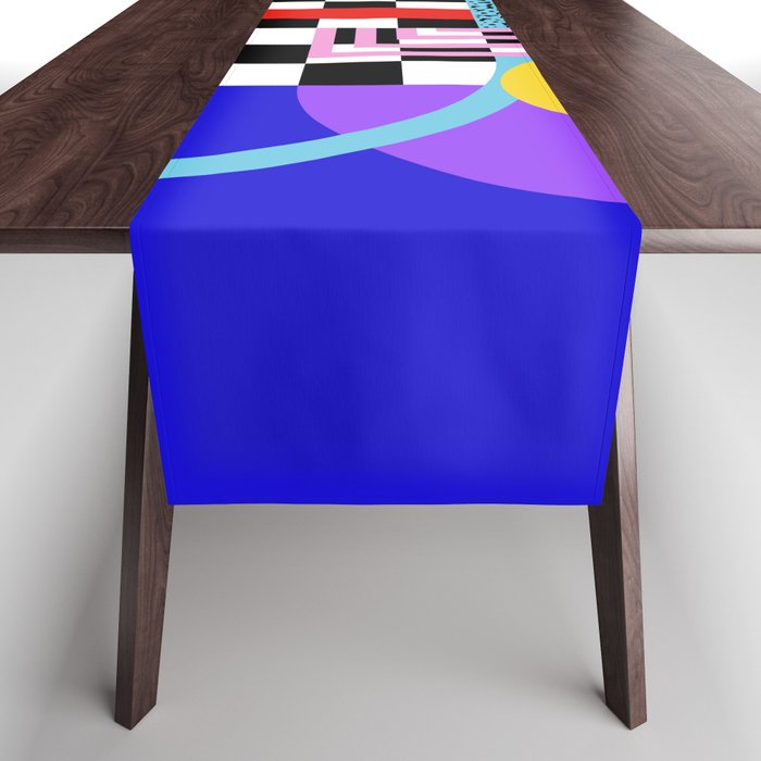 Memphis pattern 109 - 80s / 90s Retro Table Runner Gallery Image 1