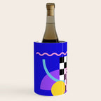 Memphis pattern 109 - 80s / 90s Retro Wine Chiller Gallery Image 2