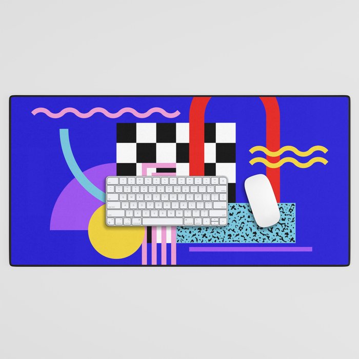 Memphis pattern 109 - 80s / 90s Retro Desk Mat Gallery Image 1