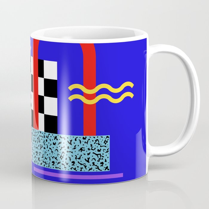 Memphis pattern 109 - 80s / 90s Retro Coffee Mug Gallery Image 1