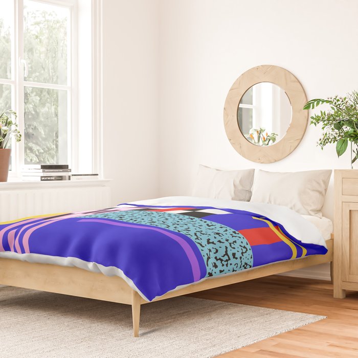Memphis pattern 109 - 80s / 90s Retro Duvet Cover Gallery Image 2