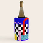 Memphis pattern 109 - 80s / 90s Retro Wine Chiller Gallery Image 1
