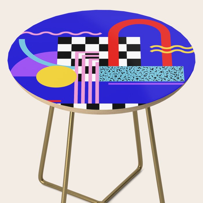 Memphis pattern 109 - 80s / 90s Retro Side Table Gallery Image 2