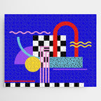 Memphis pattern 109 - 80s / 90s Retro Jigsaw Puzzle Gallery Image 1