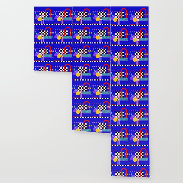 Memphis pattern 109 - 80s / 90s Retro Wallpaper Gallery Image 3