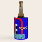 Memphis pattern 109 - 80s / 90s Retro Wine Chiller Gallery Image 3