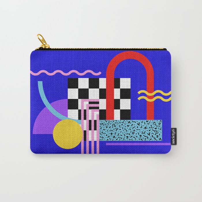 Memphis pattern 109 - 80s / 90s Retro Carry All Pouch Gallery Image 1