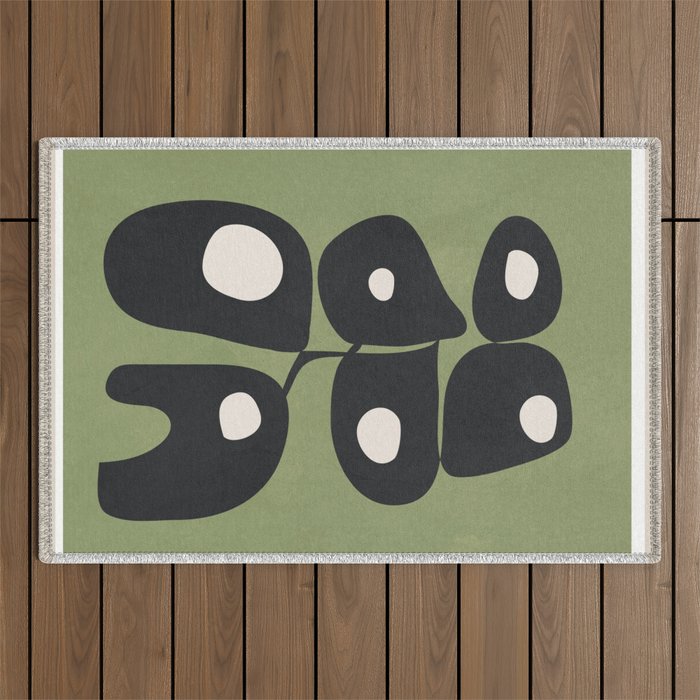 Modern Abstract Art 33 Outdoor Rug Gallery Image 1