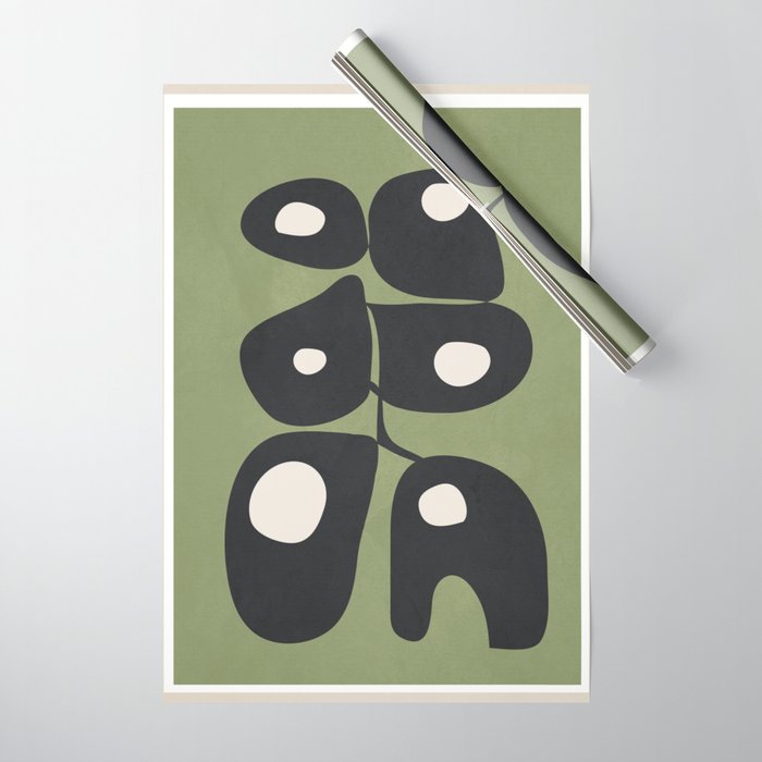 Modern Abstract Art 33 Wrapping Paper Gallery Image 1