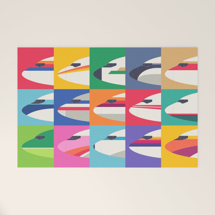 Retro Airline Nose Livery - USA Welcome Mat Gallery Image 1