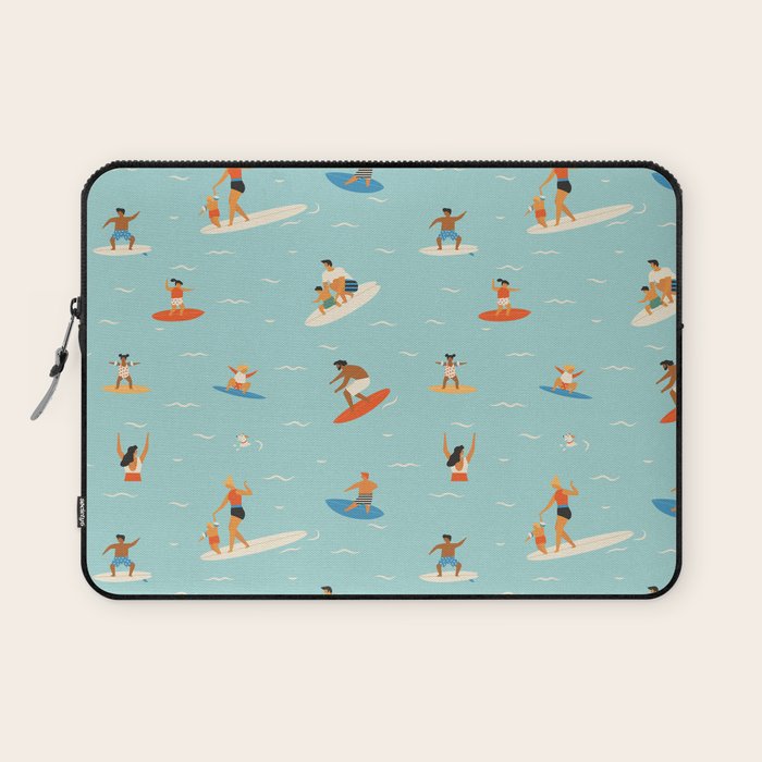 Surfing kids Laptop Sleeve Gallery Image 1