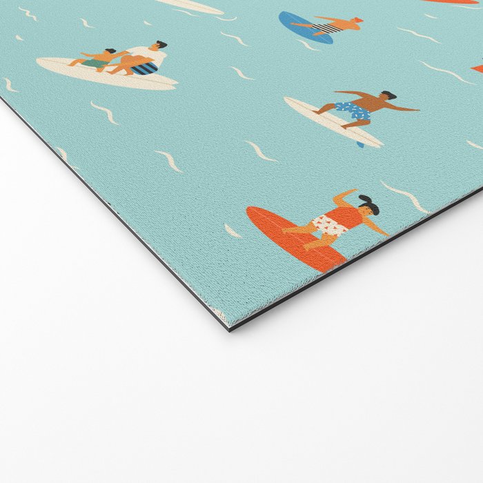 Surfing kids Welcome Mat Gallery Image 2