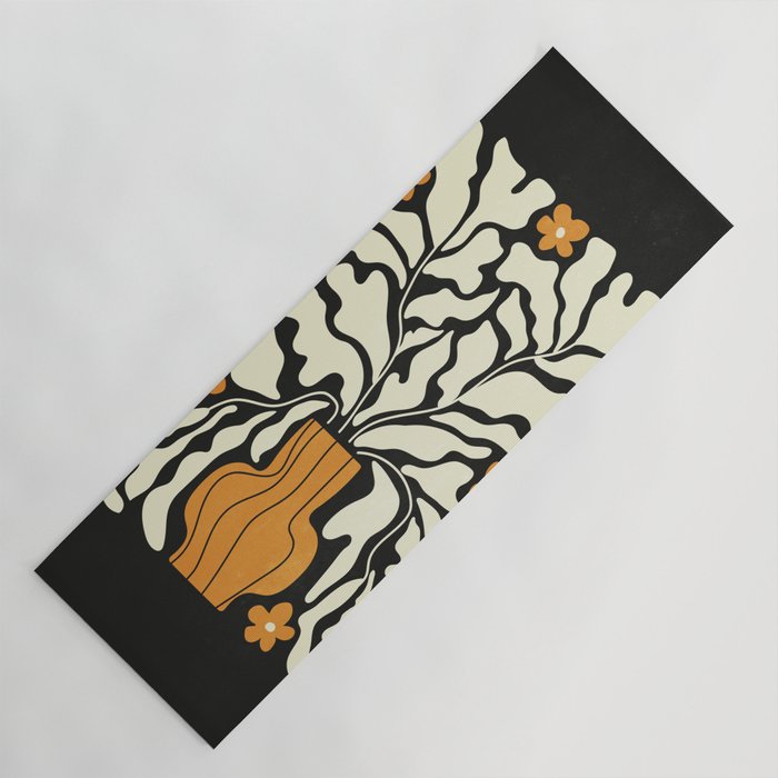 Golden Vase 02 | Summer Bloom: Matisse Night Edition Yoga Mat Gallery Image 1