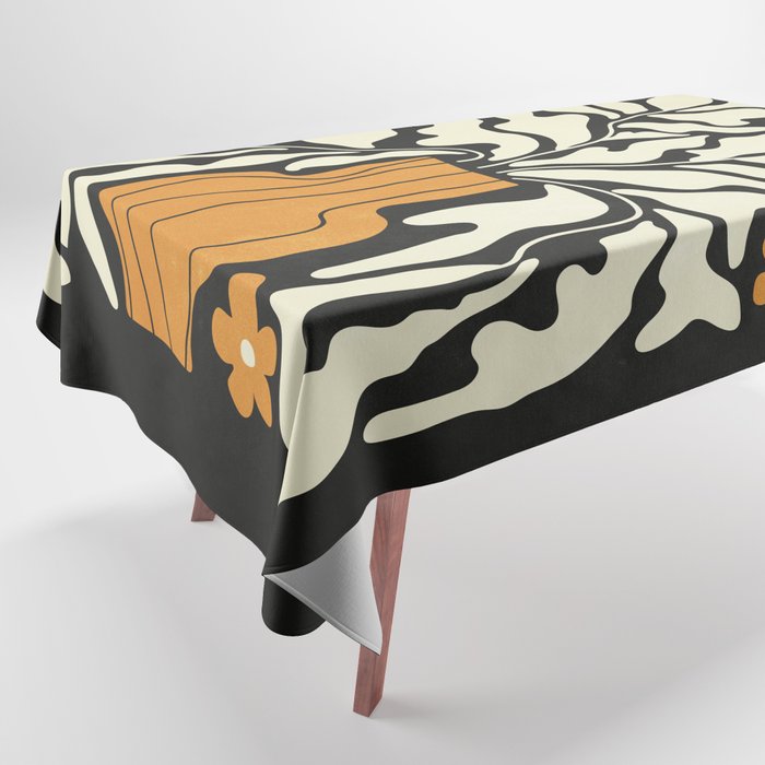 Golden Vase 02 | Summer Bloom: Matisse Night Edition Tablecloth Gallery Image 1