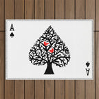 Ace of spade Outdoor Rug Gallery Image 1