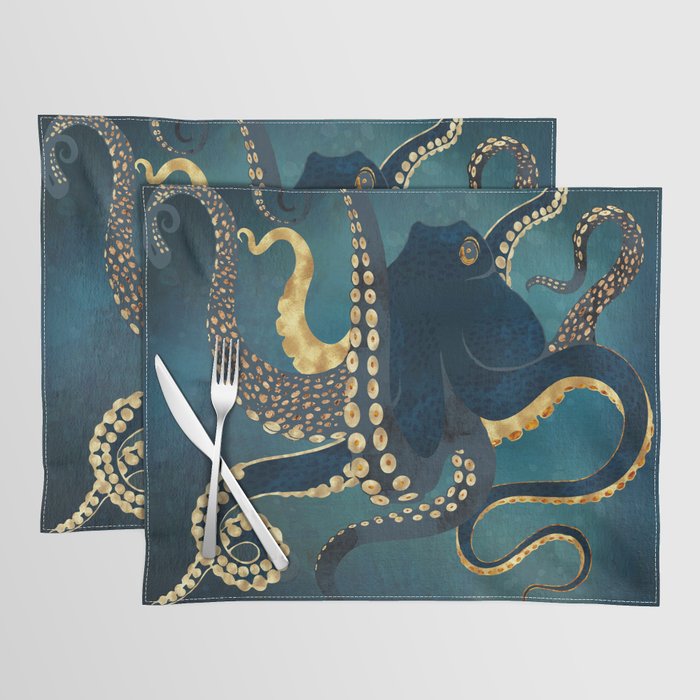 Metallic Octopus IV Placemat Gallery Image 1