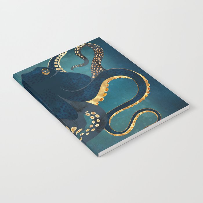 Metallic Octopus IV Notebook Gallery Image 2