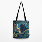 Metallic Octopus IV Tote Bag Gallery Image 2