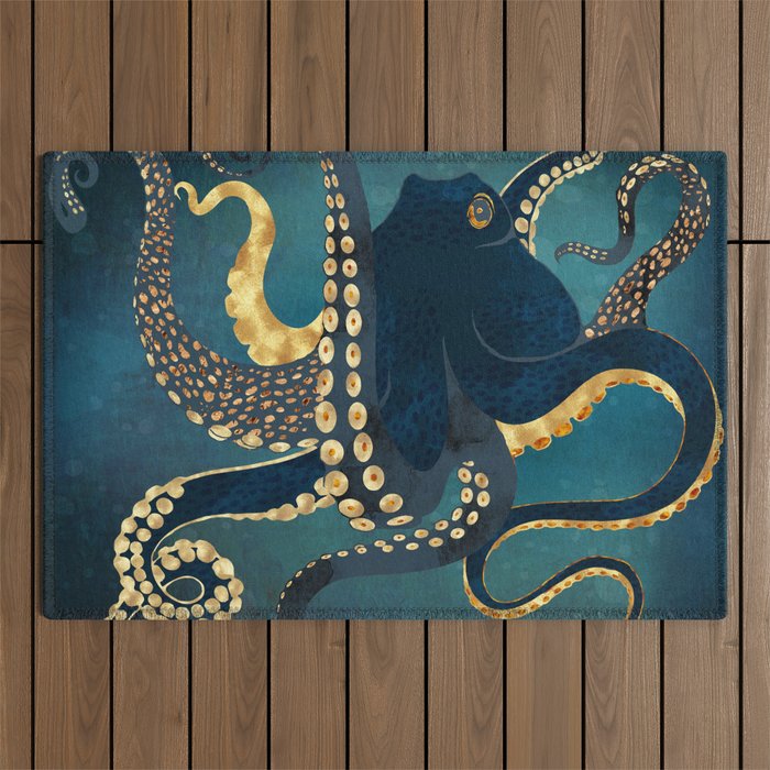 Metallic Octopus IV Outdoor Rug Gallery Image 1