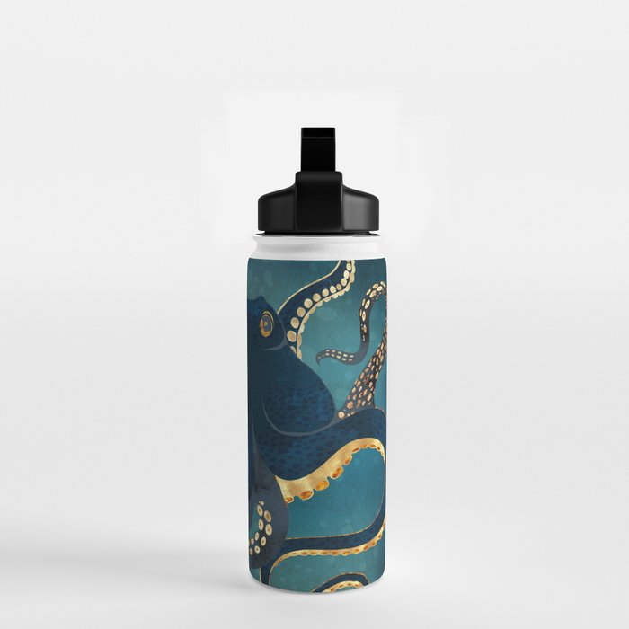 Metallic Octopus IV Water Bottle Gallery Image 2