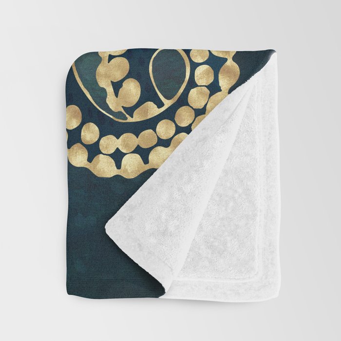 Metallic Octopus IV Throw Blanket Gallery Image 3