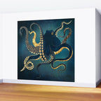 Metallic Octopus IV Wall Mural Gallery Image 2