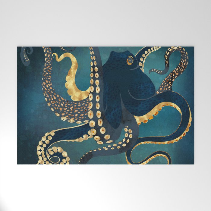 Metallic Octopus IV Welcome Mat Gallery Image 1
