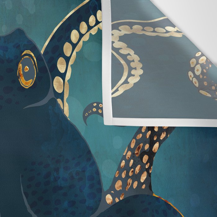 Metallic Octopus IV Wall Tapestry Gallery Image 3