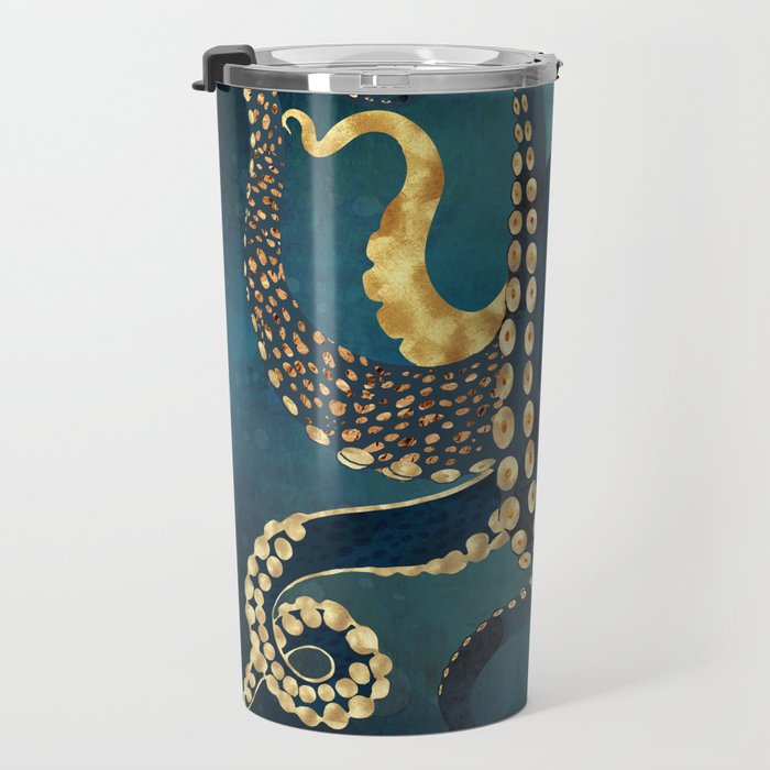 Metallic Octopus IV Travel Mug Gallery Image 3