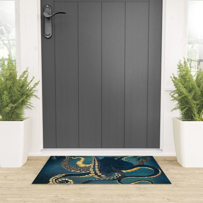Metallic Octopus IV Welcome Mat Gallery Image 3