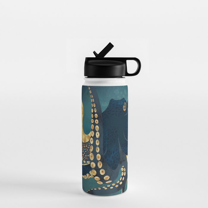 Metallic Octopus IV Water Bottle Gallery Image 1